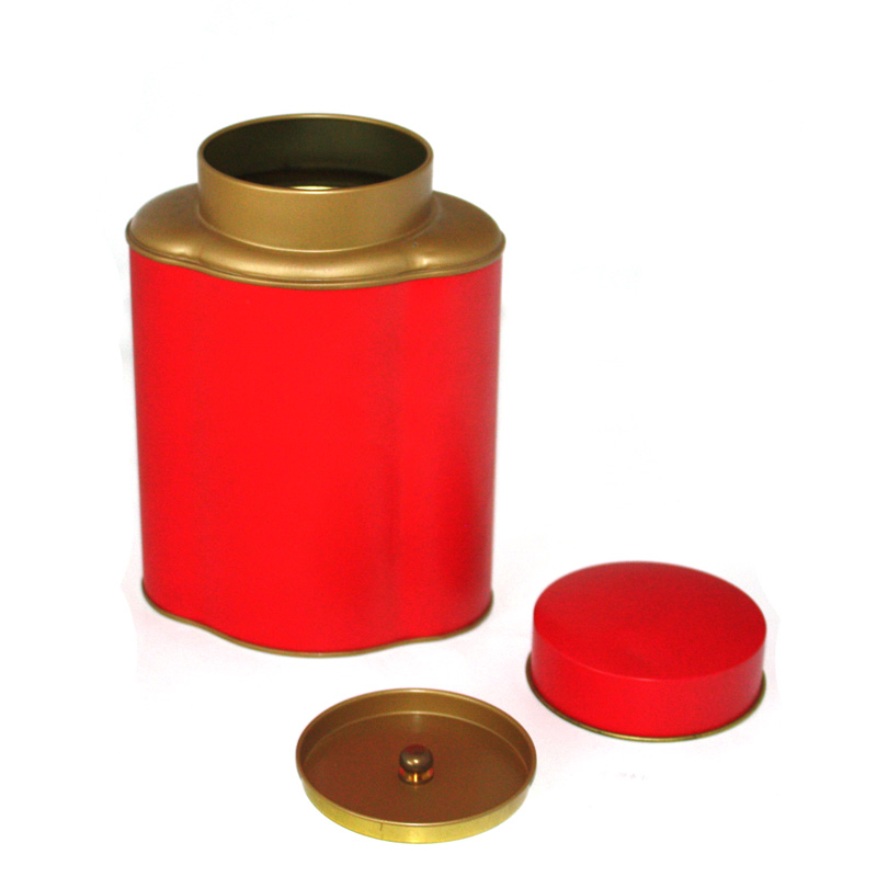 high quality ceylon tea tin with inner lid